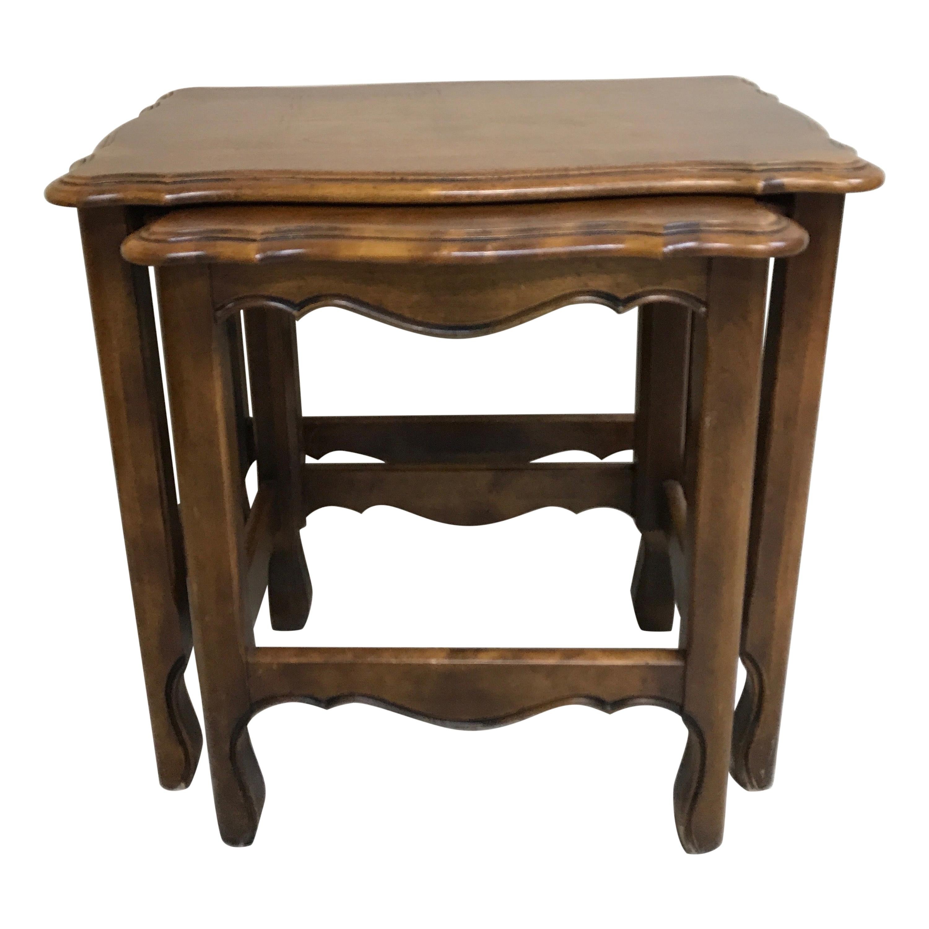 Country French Stacking Tables For Sale