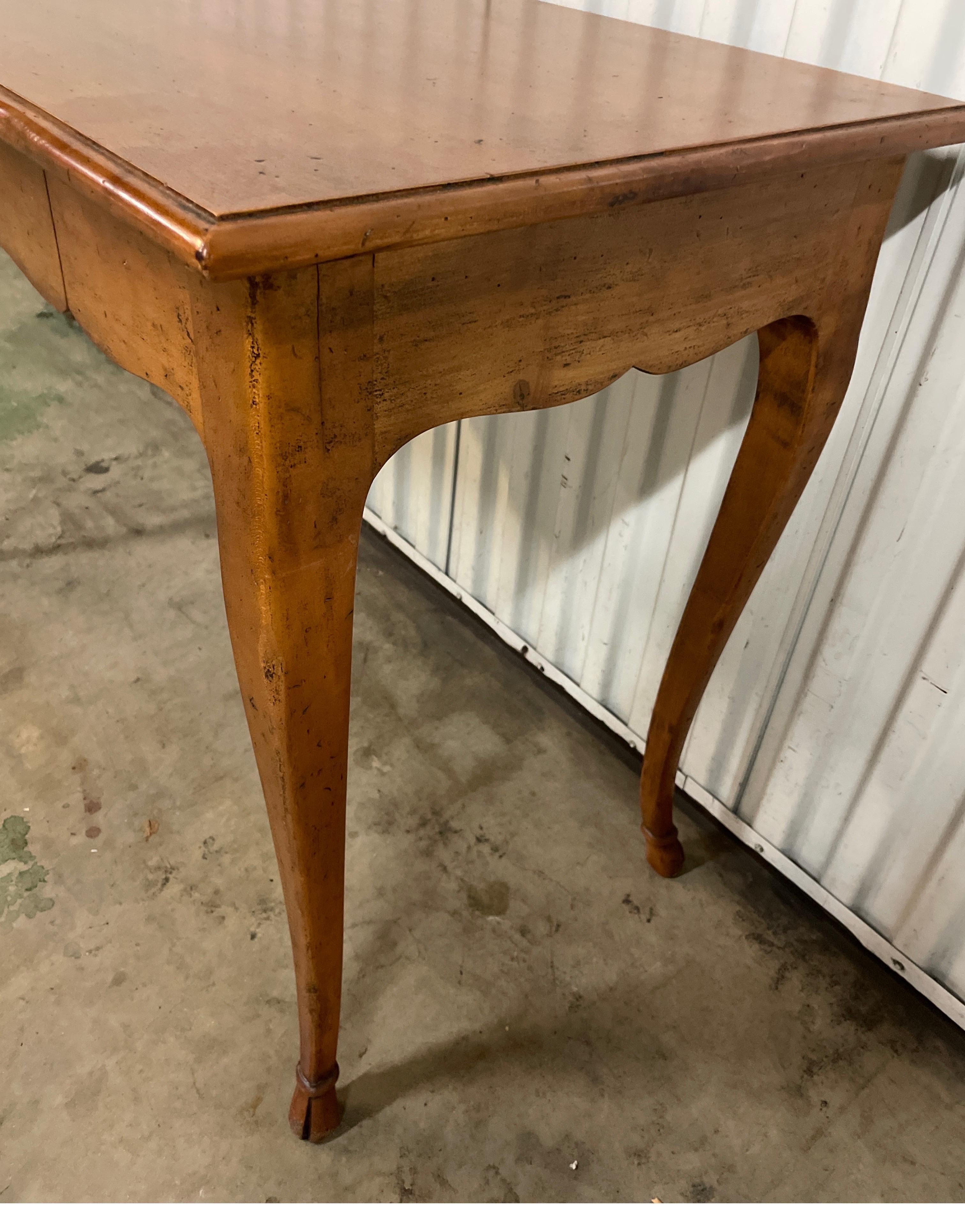 20th Century Country French Style Desk with Hoof Feet