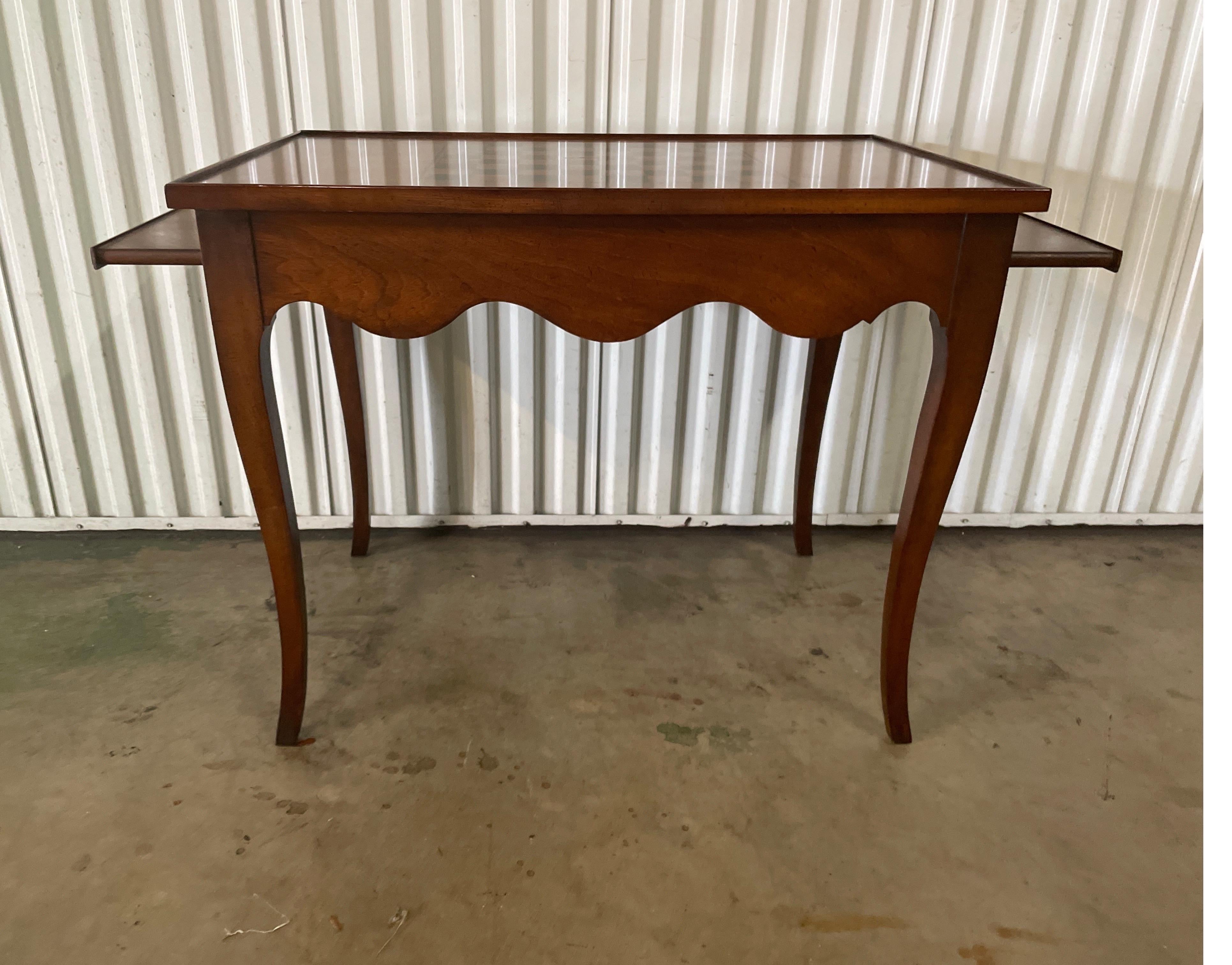 Country French Style Game Table In Good Condition For Sale In West Palm Beach, FL