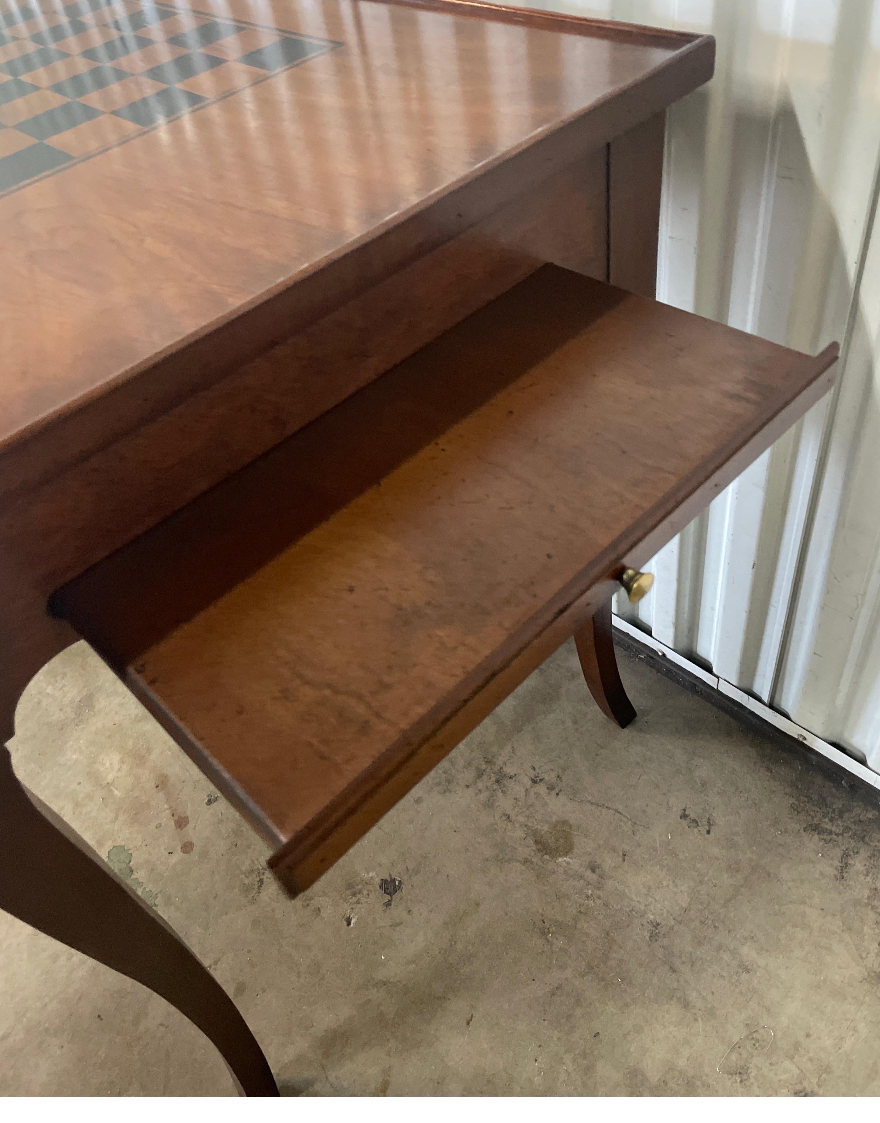 20th Century Country French Style Game Table For Sale