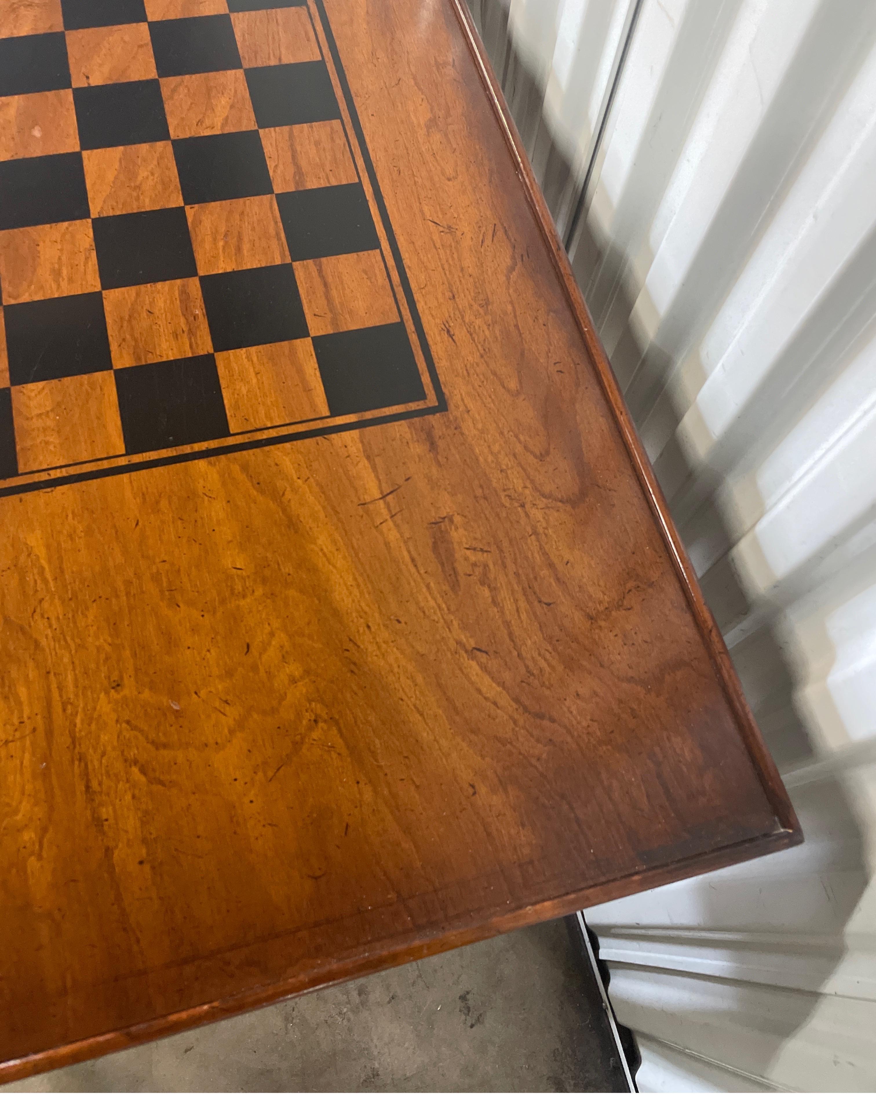 Country French Style Game Table For Sale 1