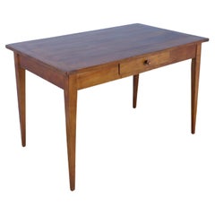 Country Fruitwood Writing Table or Desk