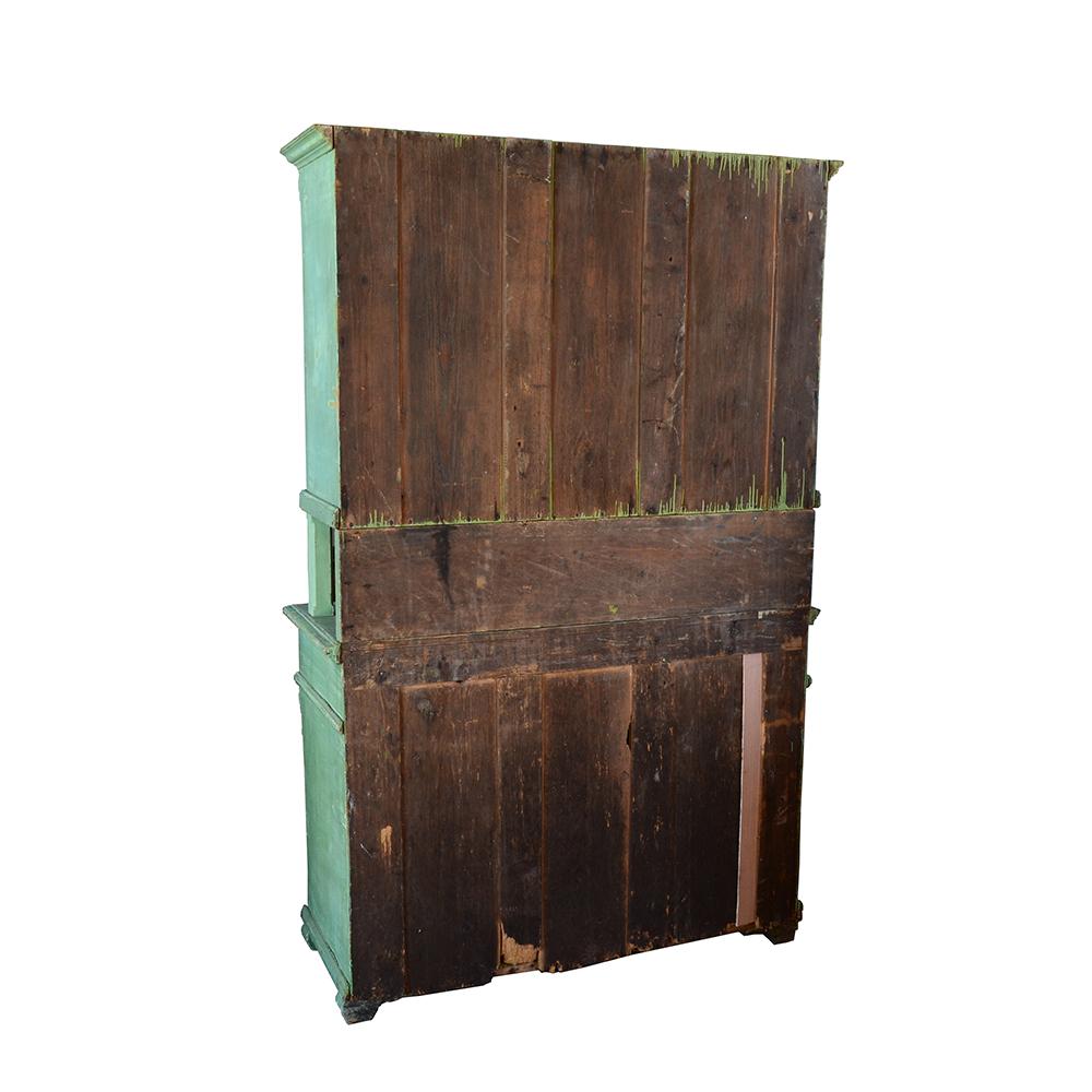 20th Century Country Green Hutch