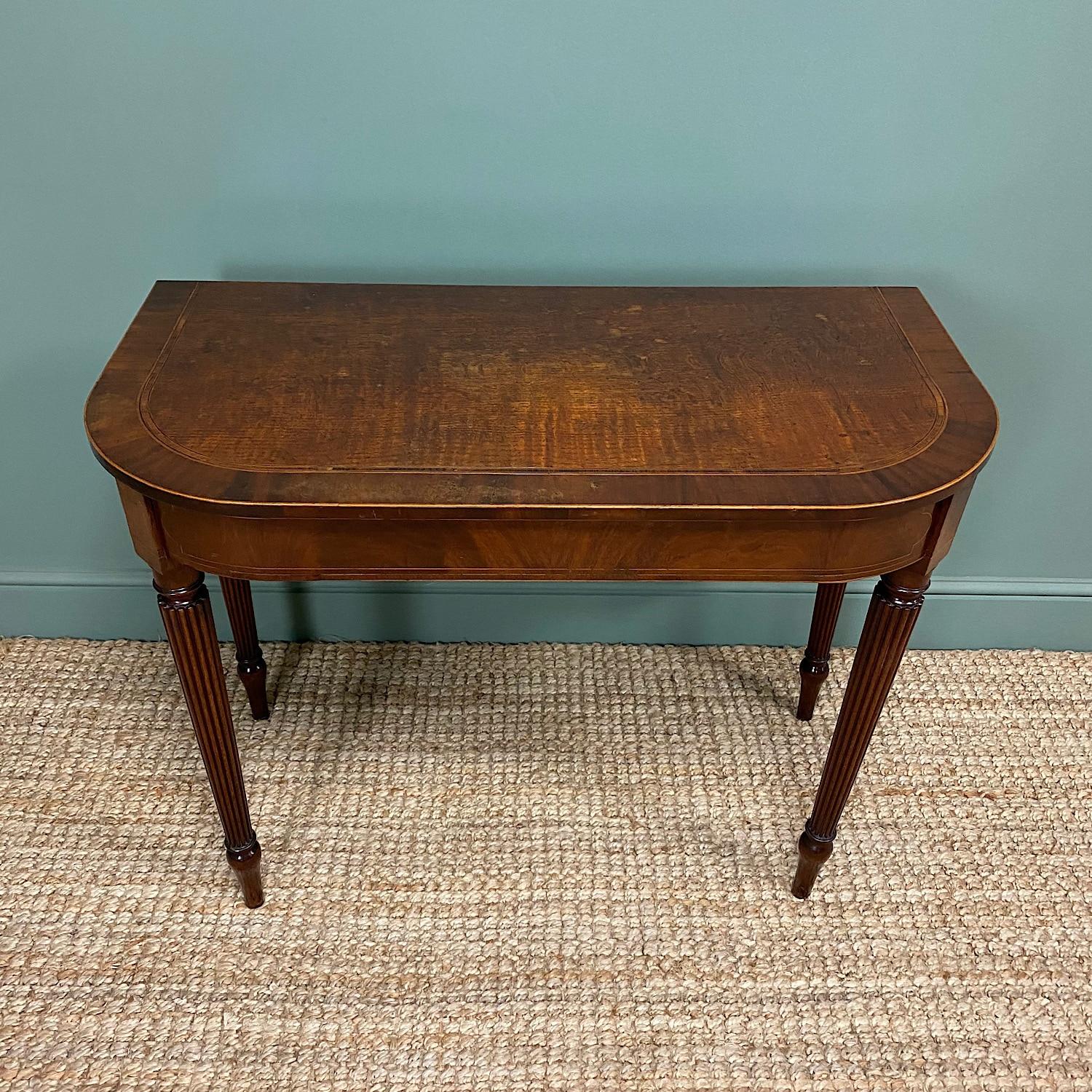 Country House 19th century Georgian Antique Side Table / Tea Table In Fair Condition For Sale In Clitheroe, GB