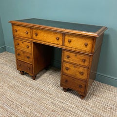 Country House 19th Century Victorian Antique Campaign Desk