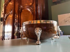 Country House Chip and Dip Barware Bowl Bread basket Rustic Center piece Antique