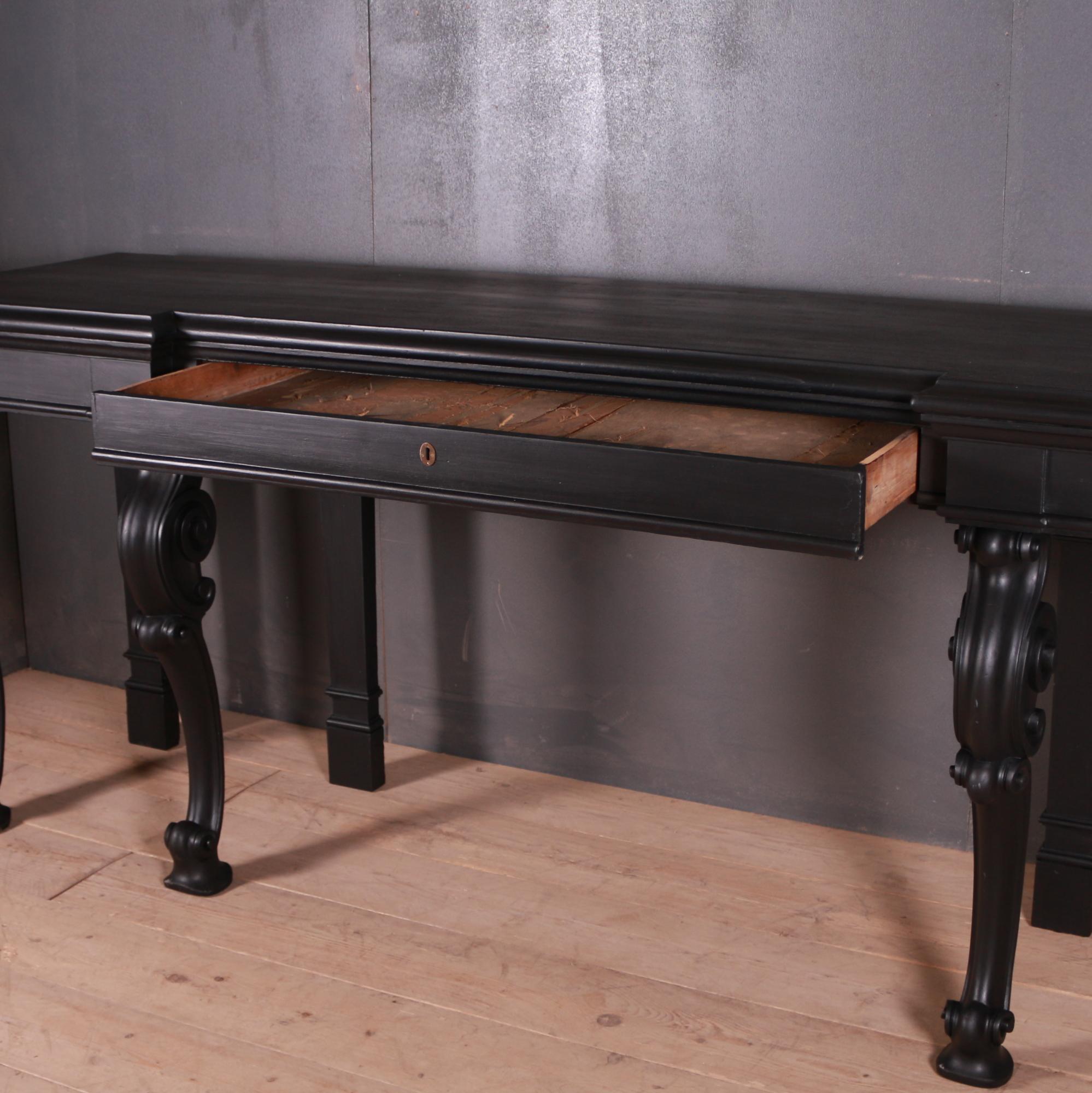 19th Century Country House Console Table For Sale