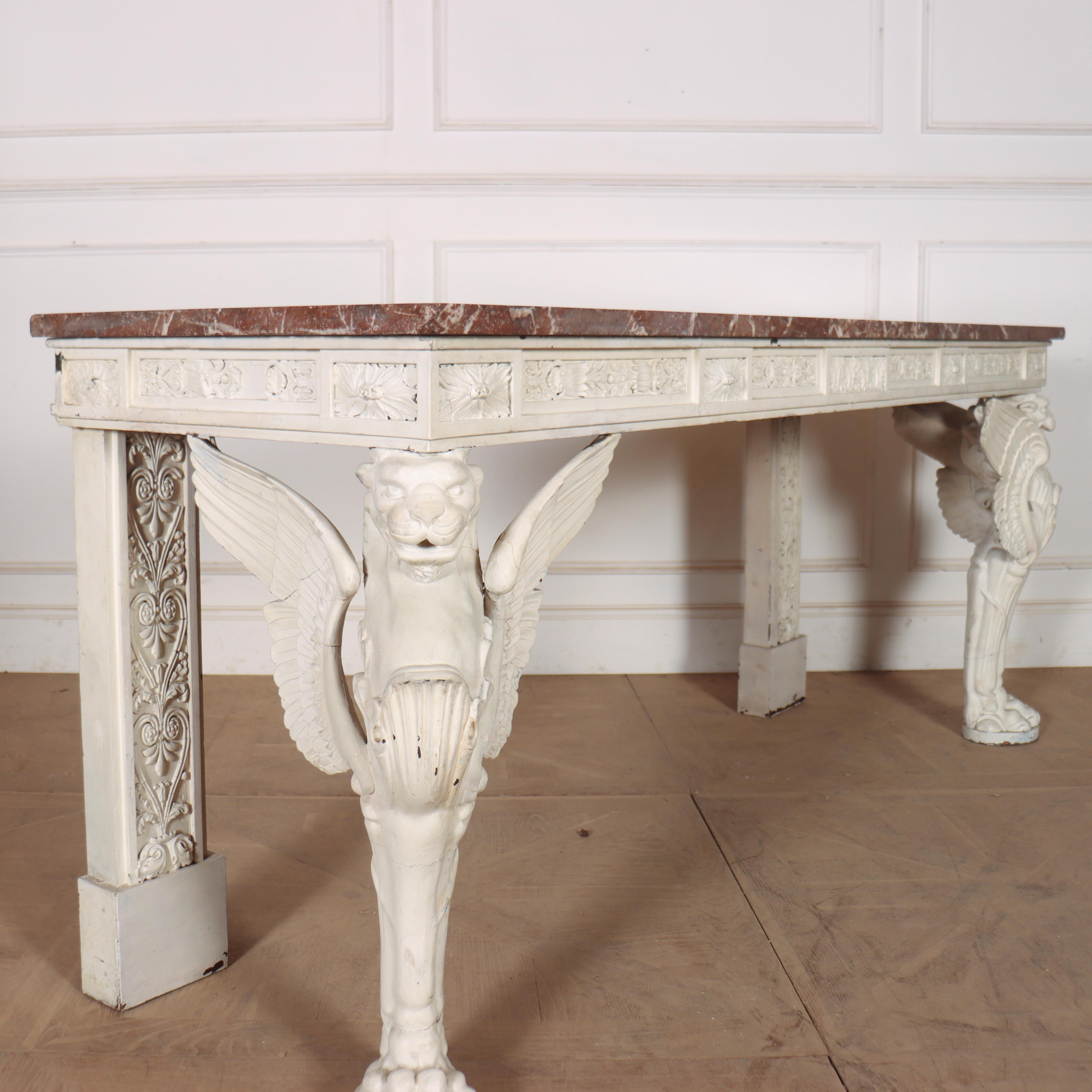 Marble Country House Console Table