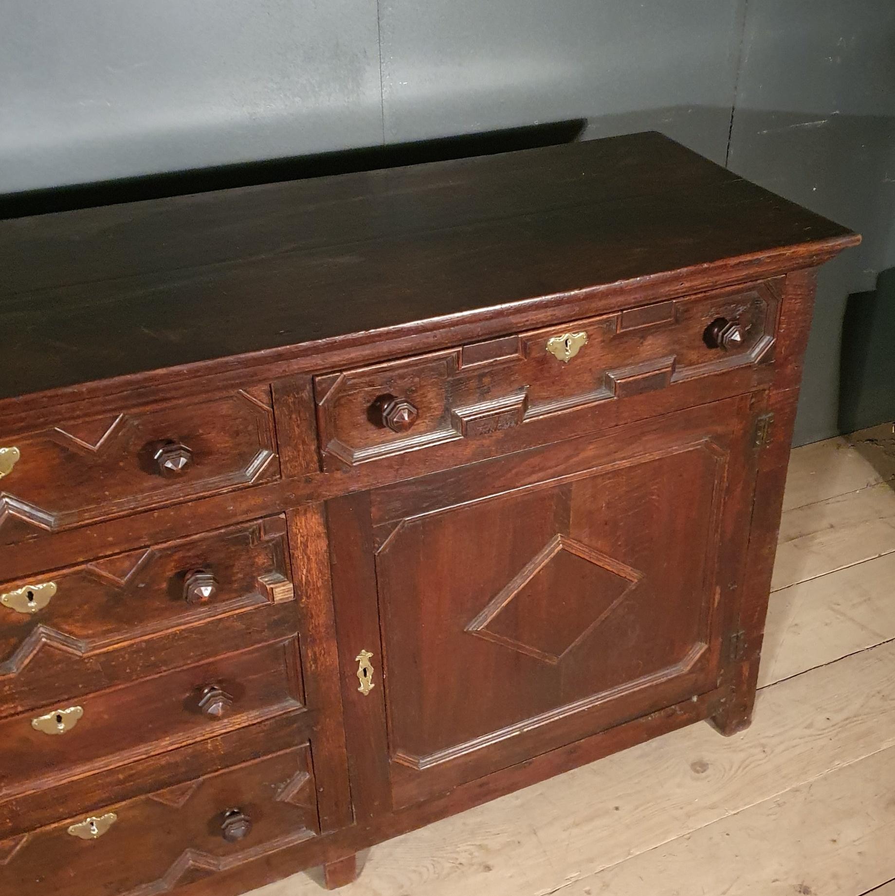 18th Century Country House Dresser Base or Sideboard
