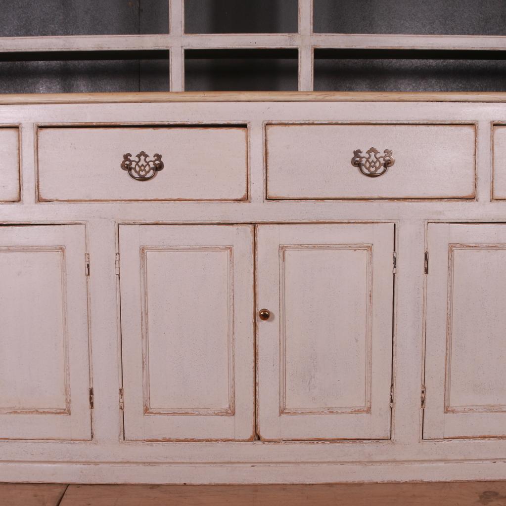 George IV Country House Dresser with Rack