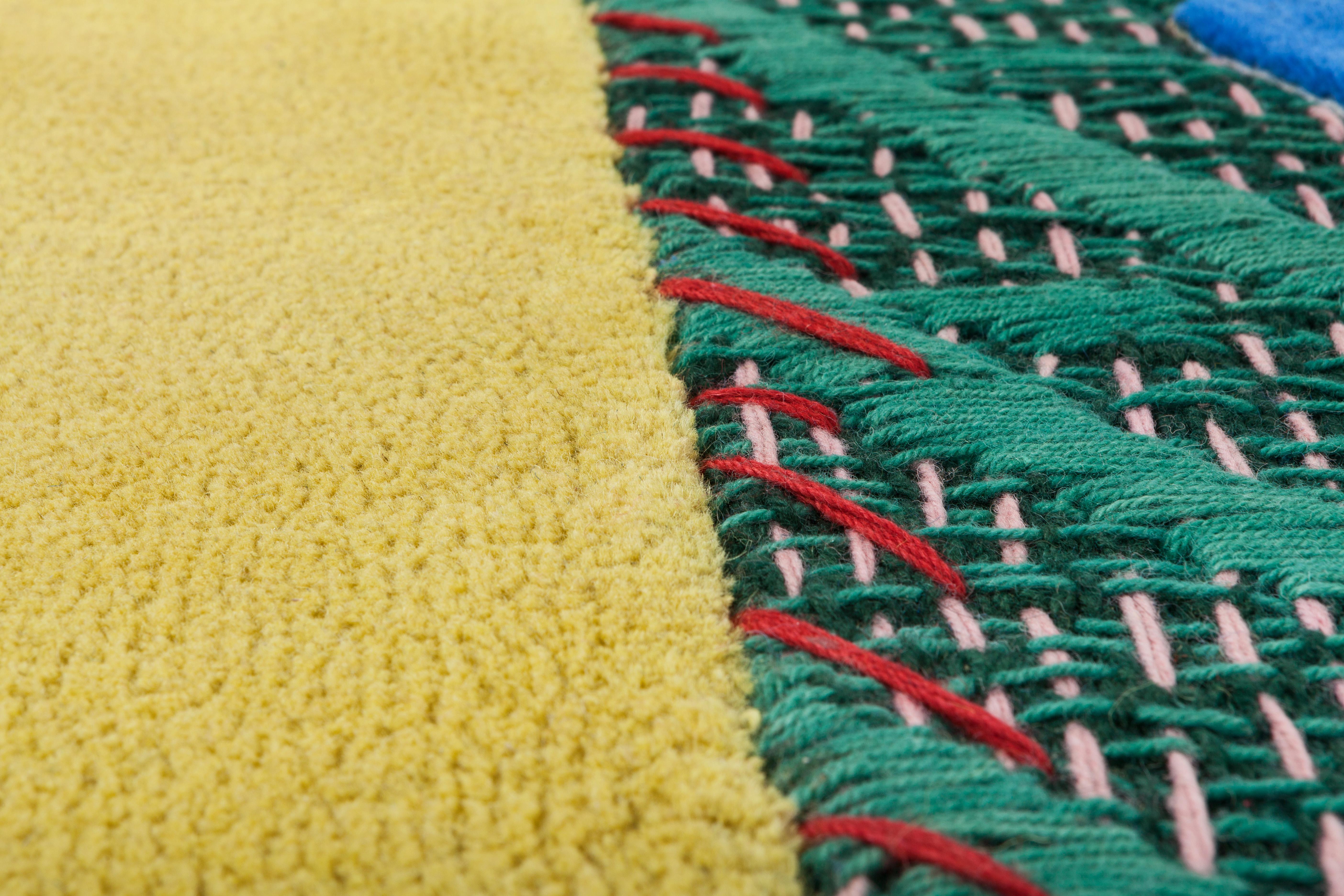 Other Country House, Handtufted and Knitted, Wool, Kiki van Eijk For Sale