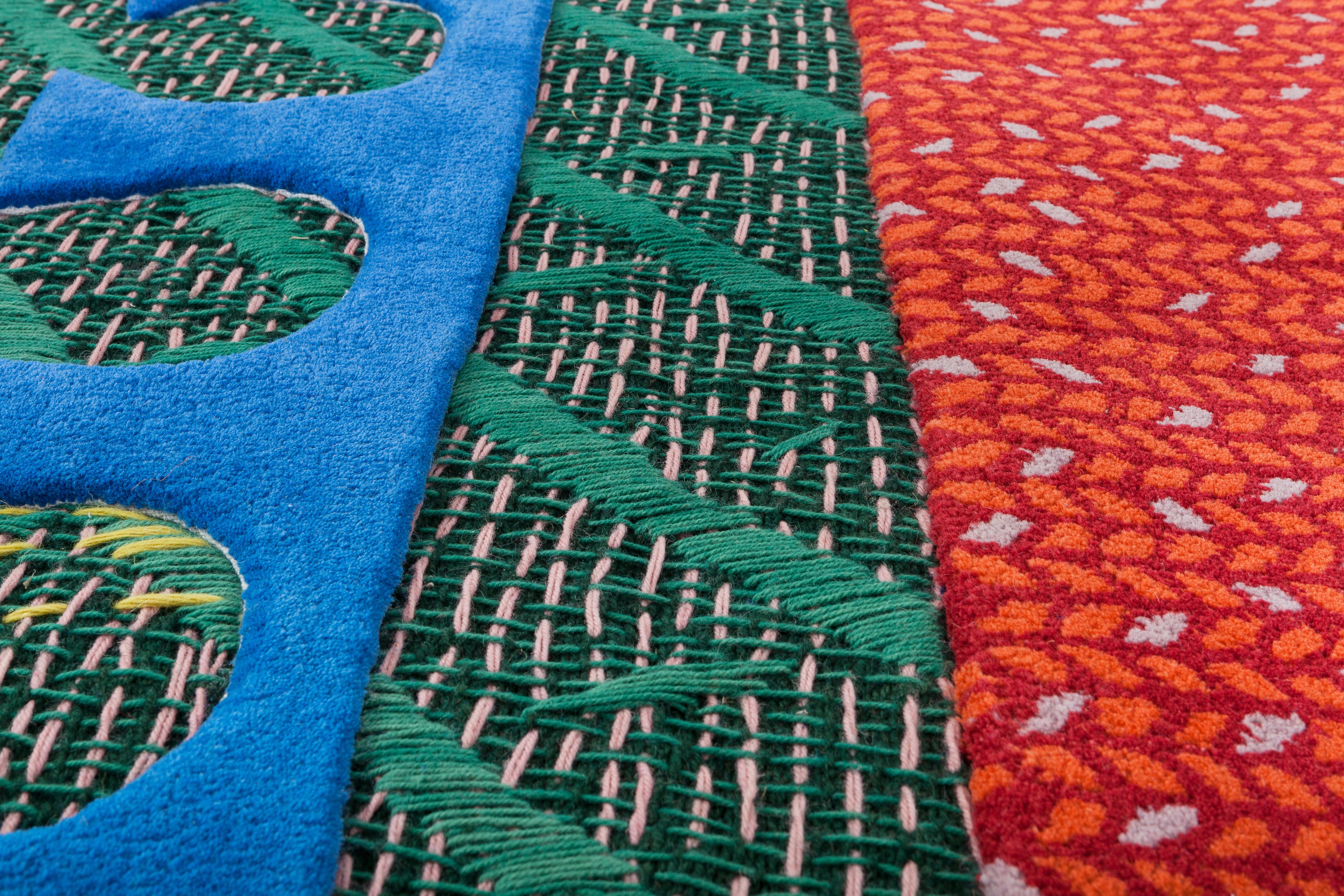 Contemporary Country House, Handtufted and Knitted, Wool, Kiki van Eijk For Sale