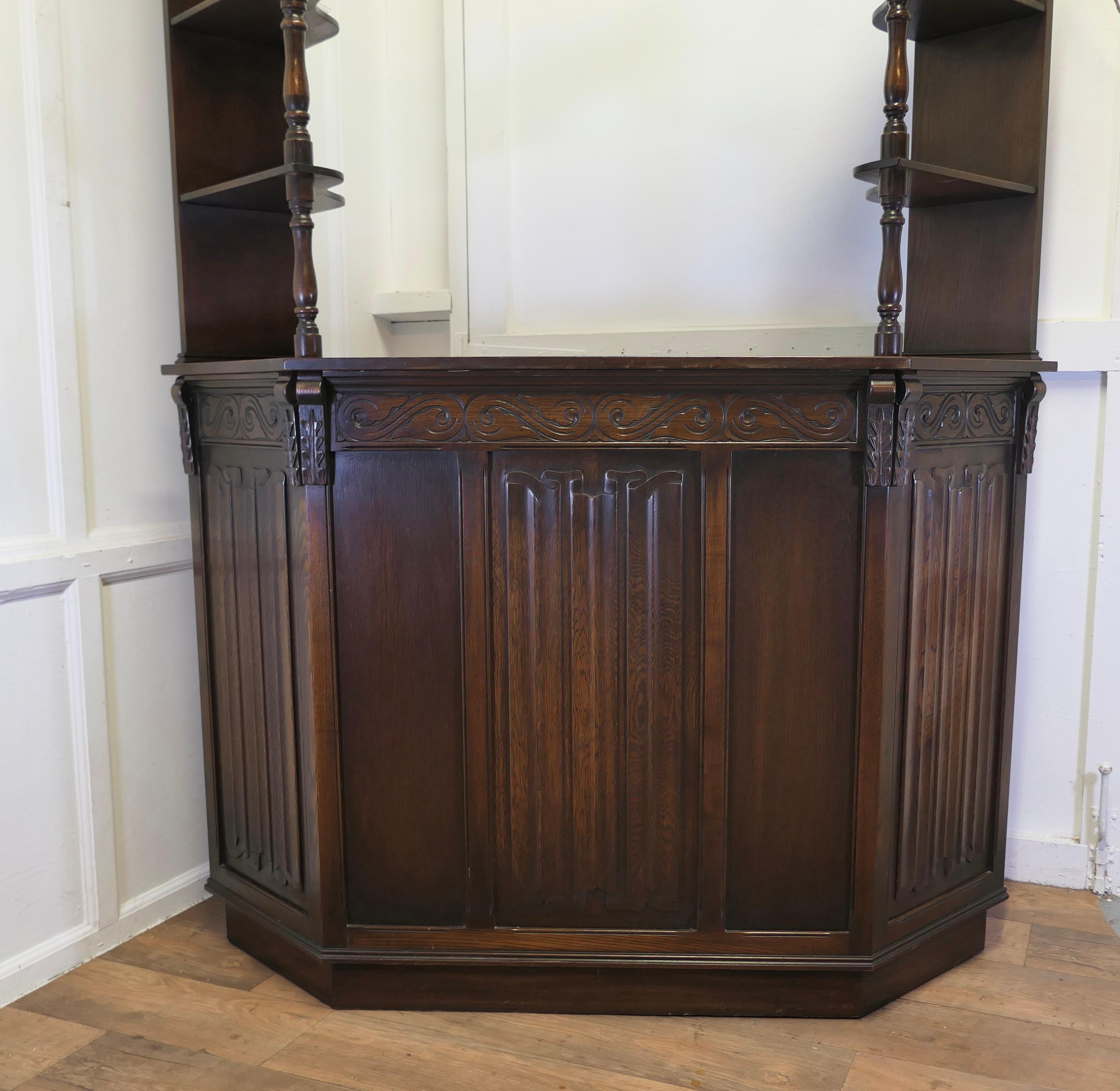 Gothic Revival Country House Hostess Greeting Station, Reception Bar    For Sale
