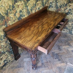 Country house mahogany serving table