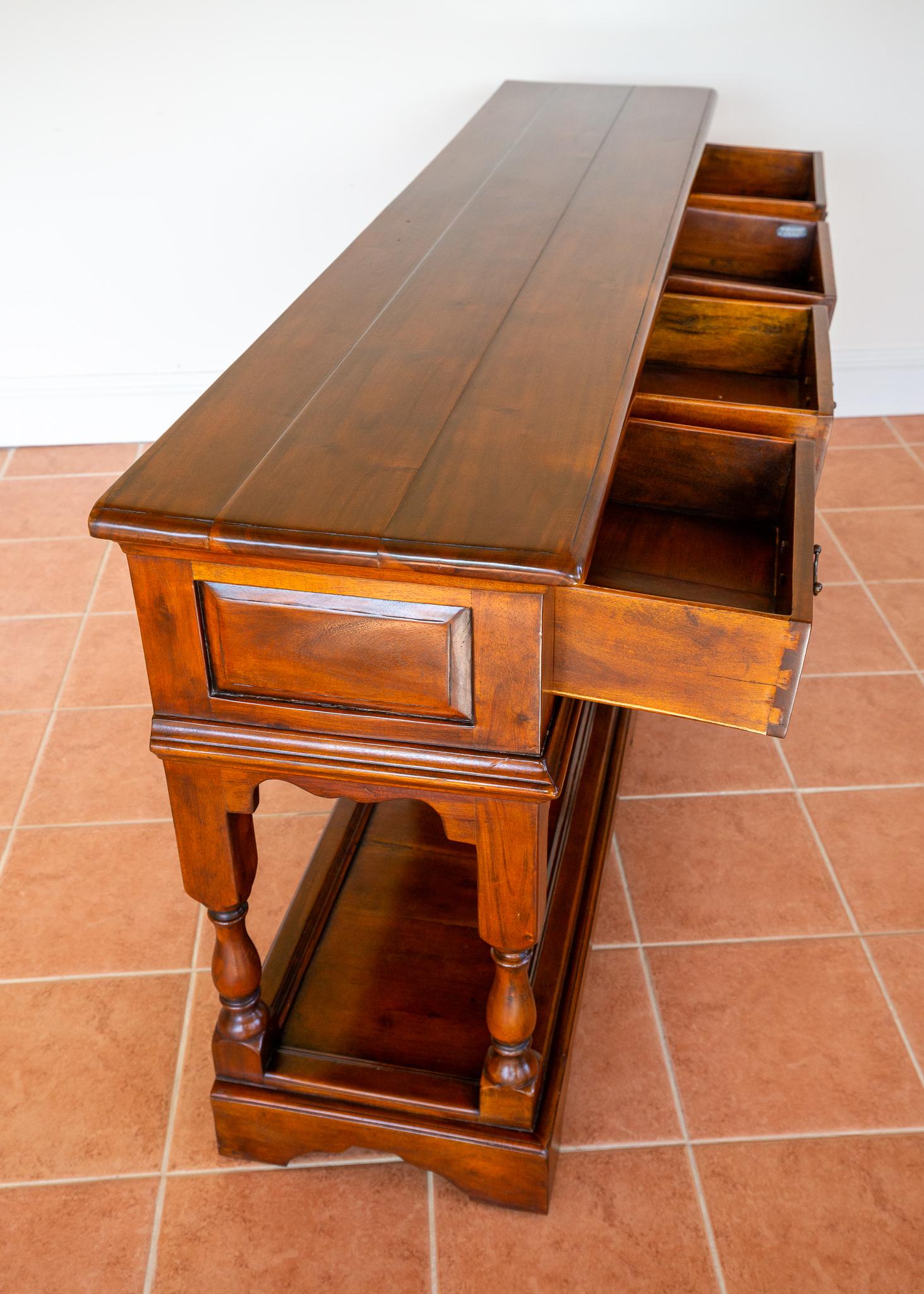Cassettiera di campagna con base a cassettone, credenza in stile rustico, antico e georgiano in vendita 2
