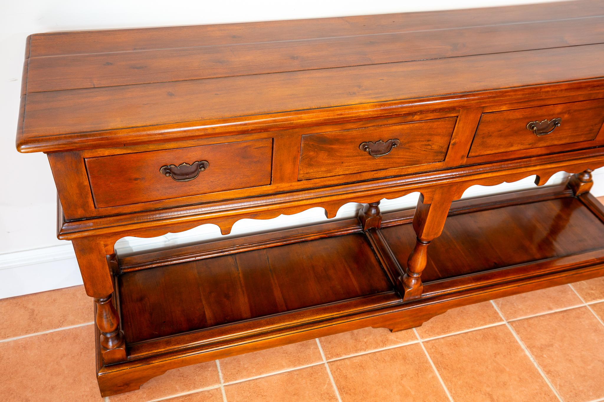 Cassettiera di campagna con base a cassettone, credenza in stile rustico, antico e georgiano in vendita 5