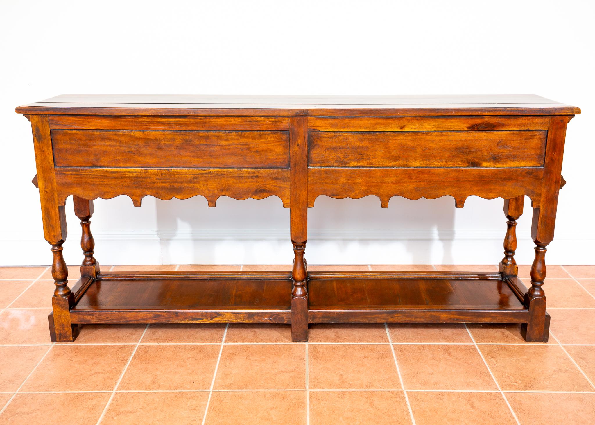 Cassettiera di campagna con base a cassettone, credenza in stile rustico, antico e georgiano in vendita 12