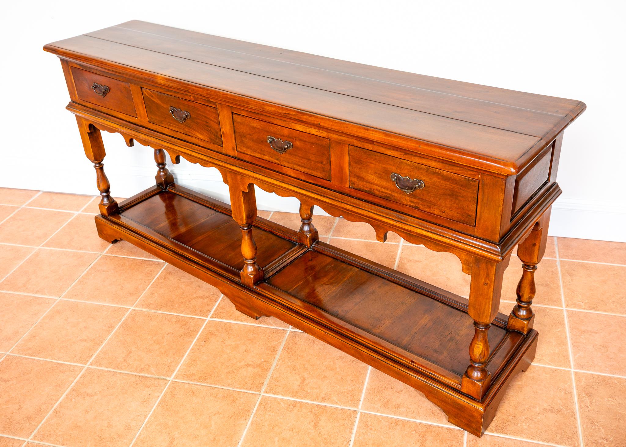 Cassettiera di campagna con base a cassettone, credenza in stile rustico, antico e georgiano in vendita 1