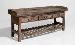 Country House Prep Table, England, circa 1849