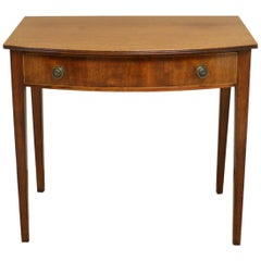Country House Regency Bow Fronted Antique Side Table