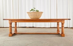 Country Italian Oak Farmhouse Refectory Dining Table