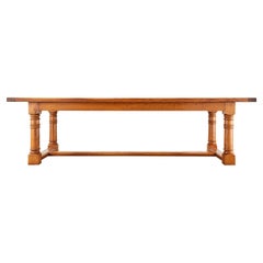 Country Italian Oak Farmhouse Refectory Dining Table