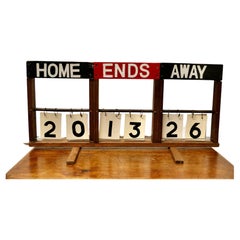 Retro Country Made Village Cricket Score Board  A Charming Country made piece 