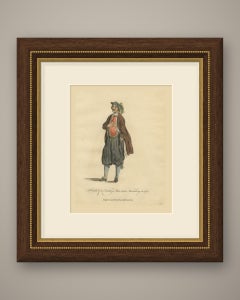 Country Man near Nuremberg in Red Waistcoat and Brown Coat, 1755, Jefferys 1757