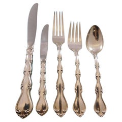 Service de couverts pour 12 en argent sterling Country Manor by Towle 66 Pieces