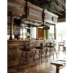 Taburete de bar Country Oak Side