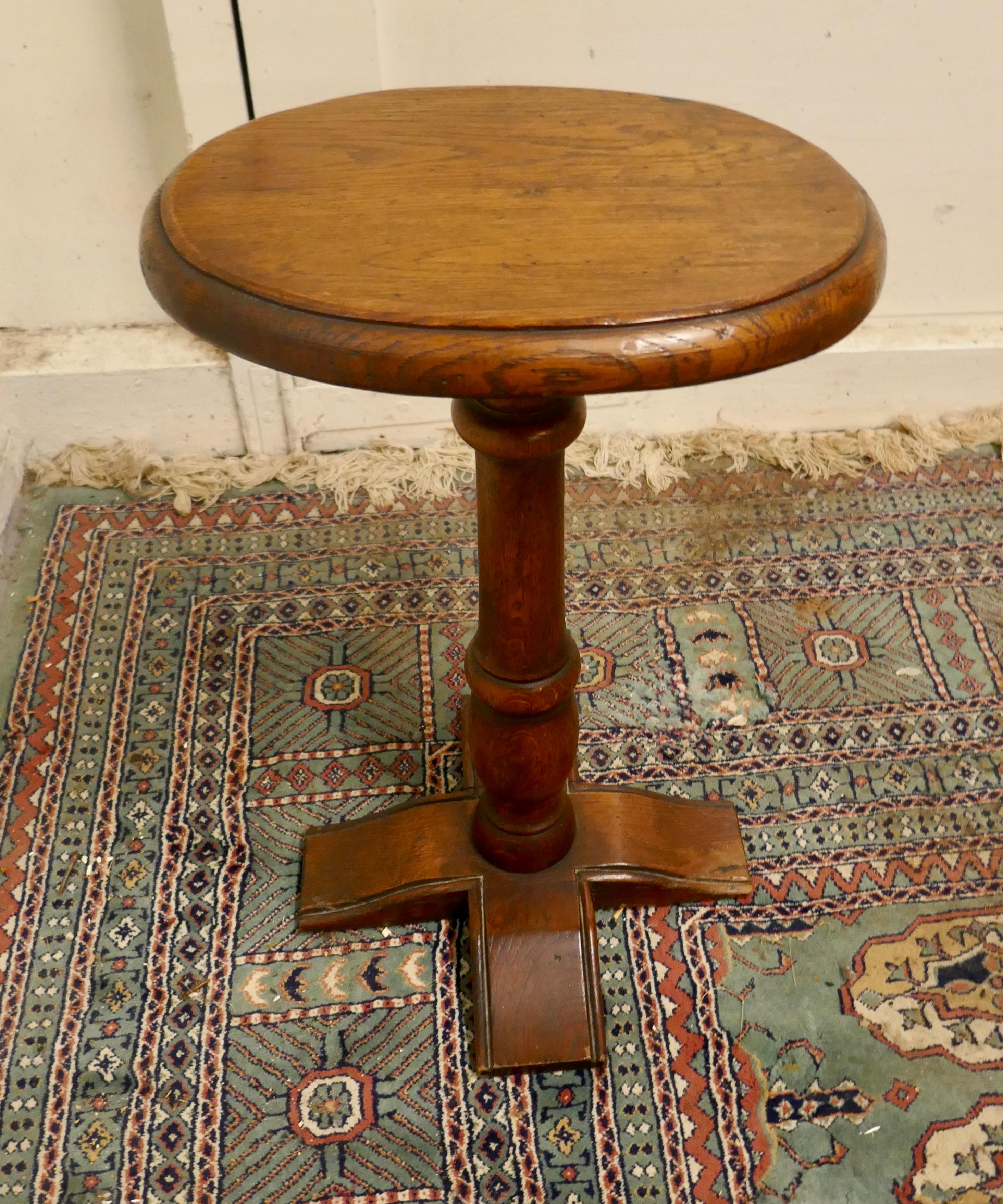 19th Century Country Oak Wine Table or Occasional Table