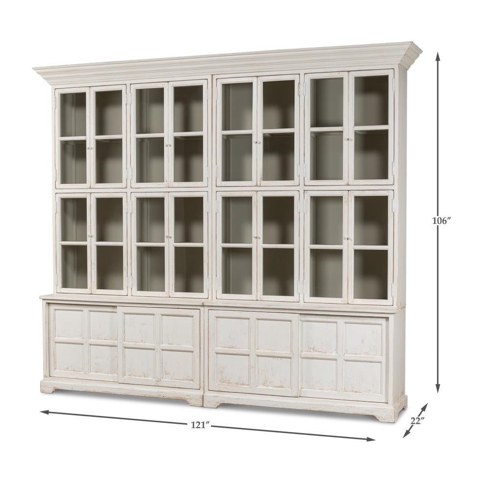 Country Painted Bookcase For Sale 2