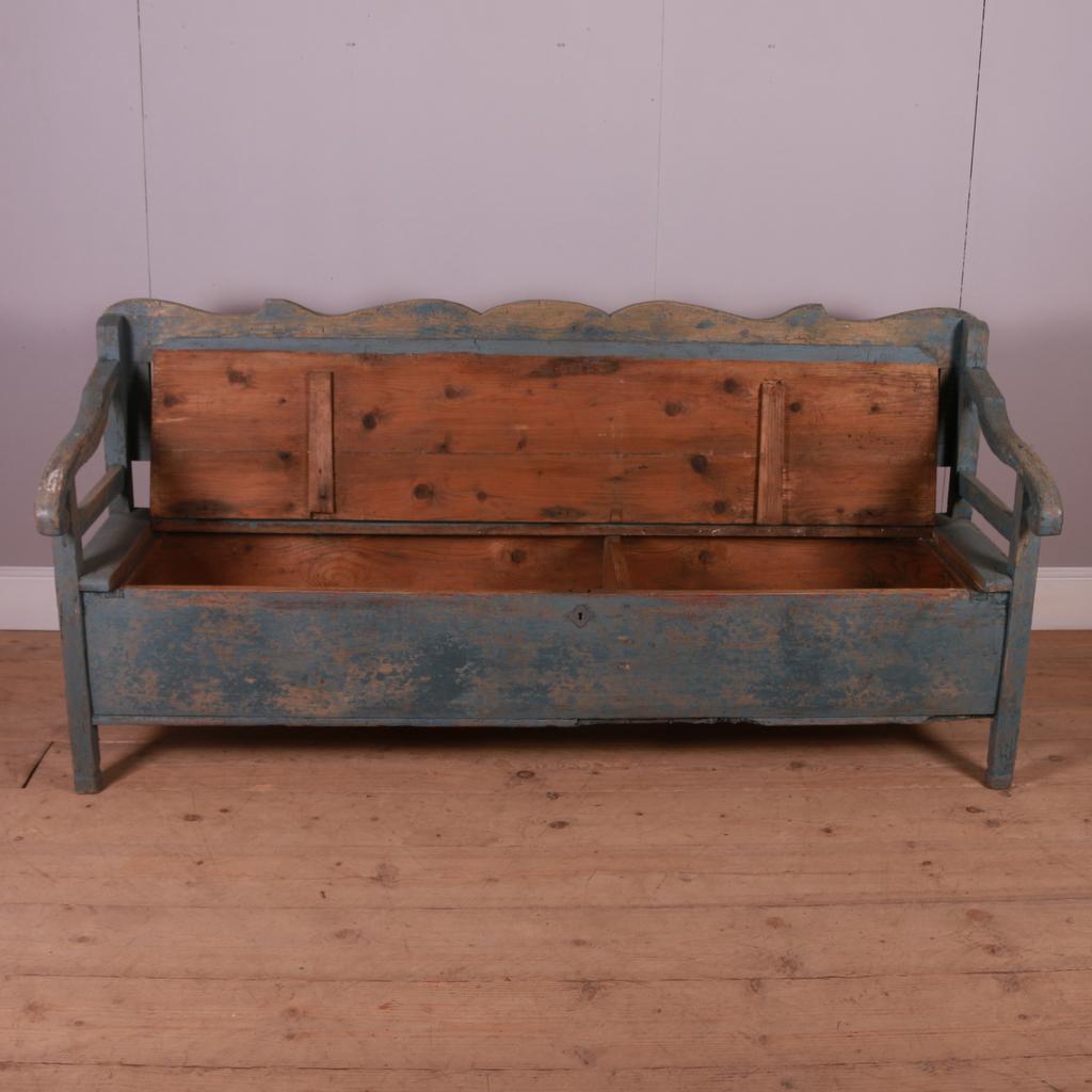 Wood Country Painted Settle