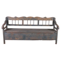 Country Painted Settle