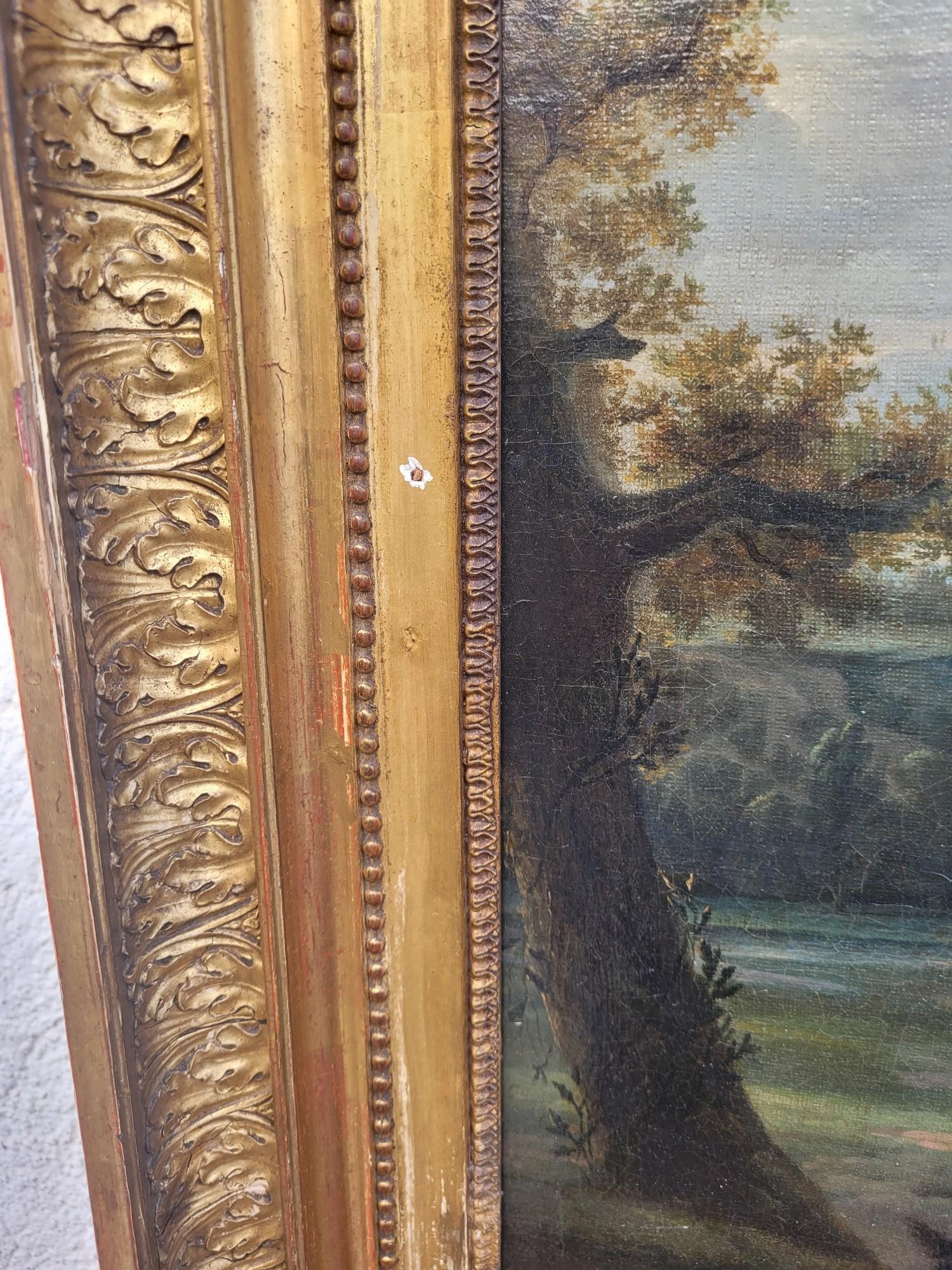 Picnic di campagna, Hst incorniciato, inizio XIX secolo in vendita 5