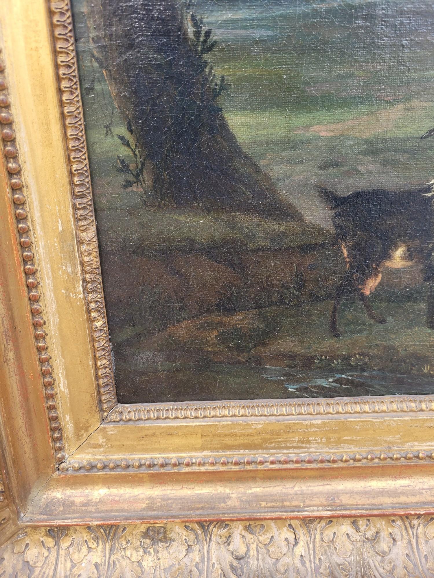 Picnic di campagna, Hst incorniciato, inizio XIX secolo in vendita 6