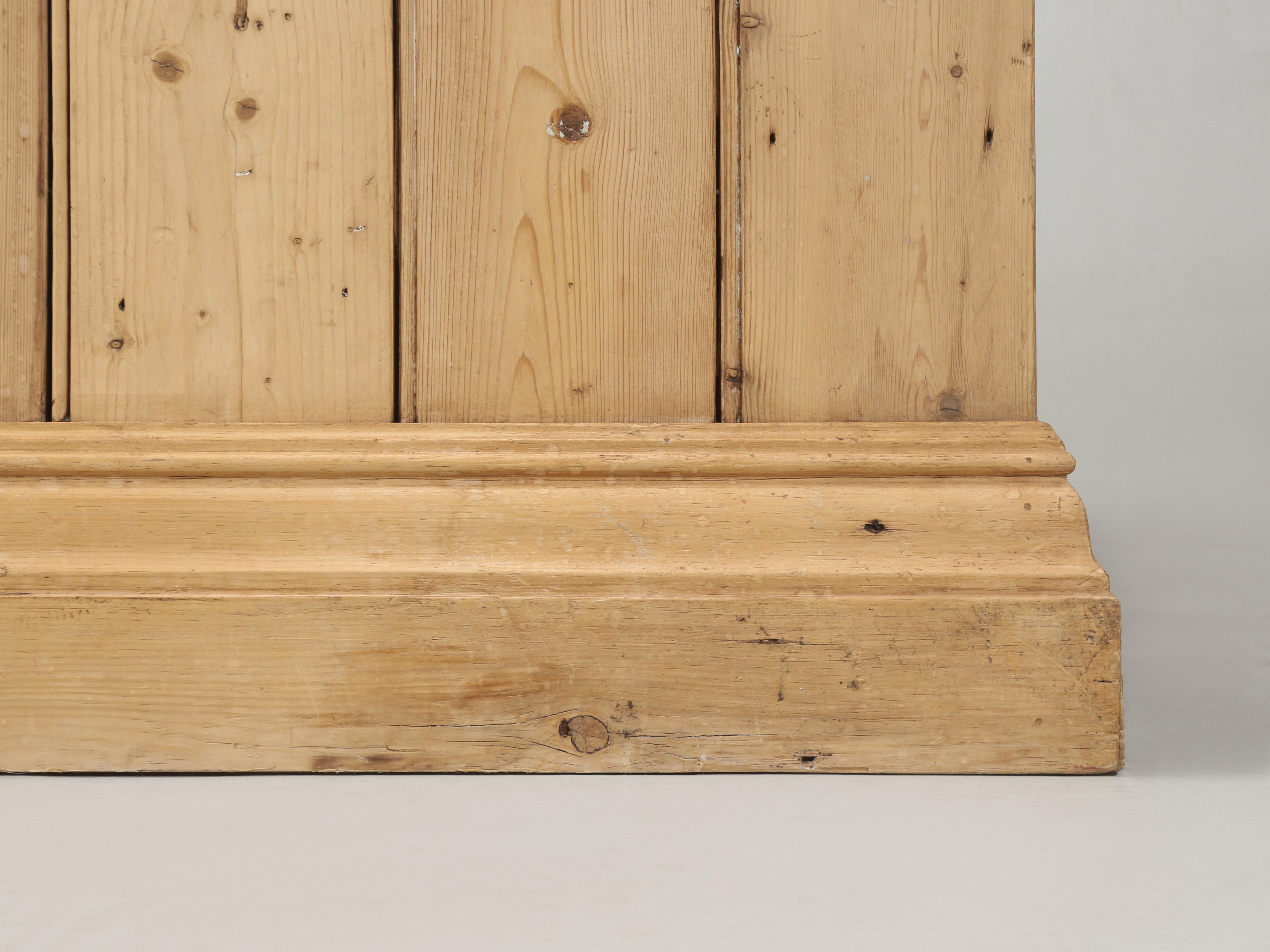 Country Pine Coffee Table Made from Antique English Architects Planning Chest For Sale 12