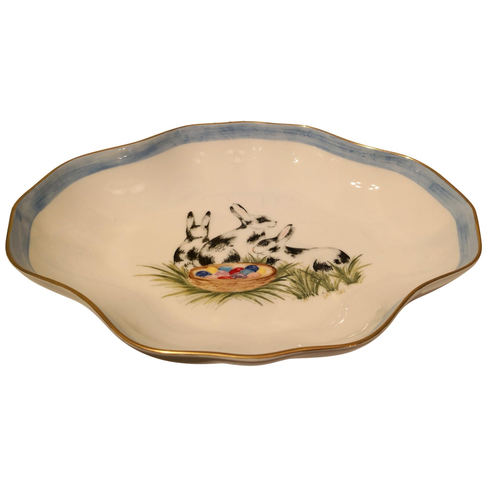 Country Porcelain Pastry Dish Easter Design Sofina Boutique Kitzbühel