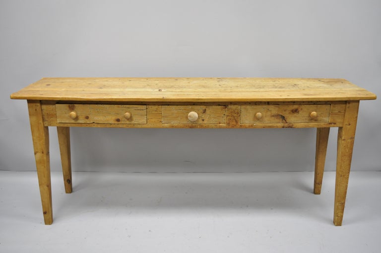 Country Primitive Long Distressed, Country Primitive Sofa Tables