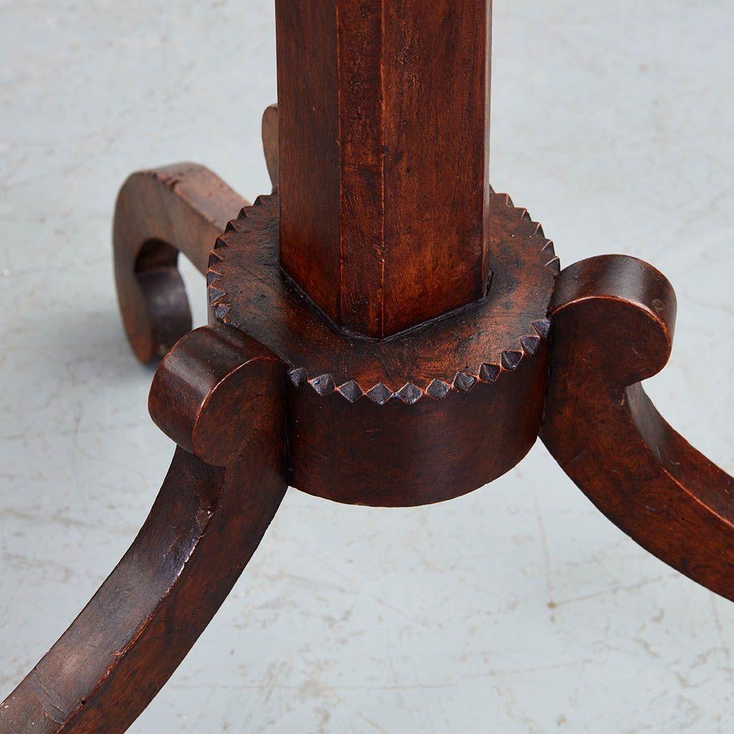 19th Century Country Regency Burl Table For Sale
