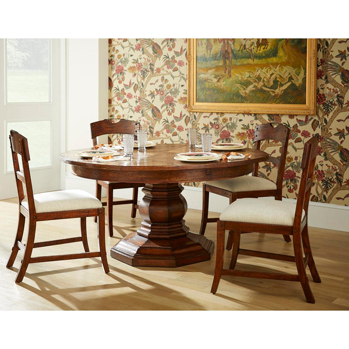 XXI secolo e contemporaneo Sedie da pranzo rustiche (set di 2) in vendita