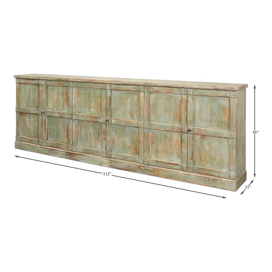 Country Sage Painted Sideboard For Sale 3