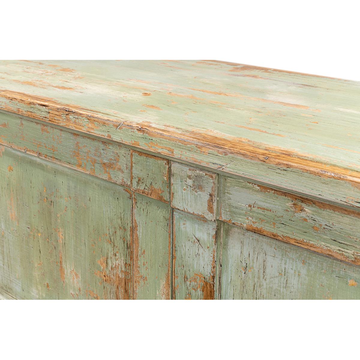 Country Sage Painted Sideboard For Sale 2