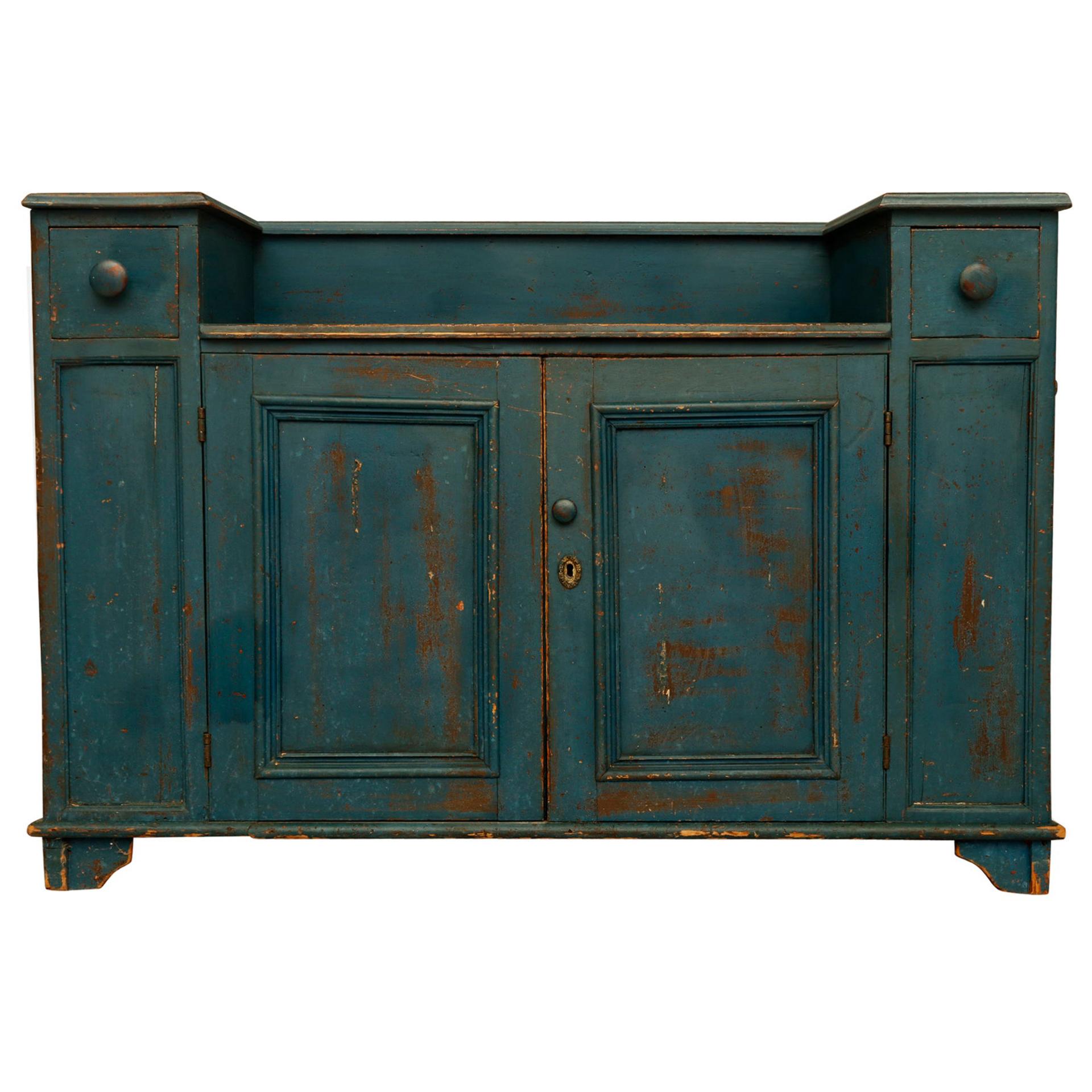Country Sideboard in Brilliant Blue