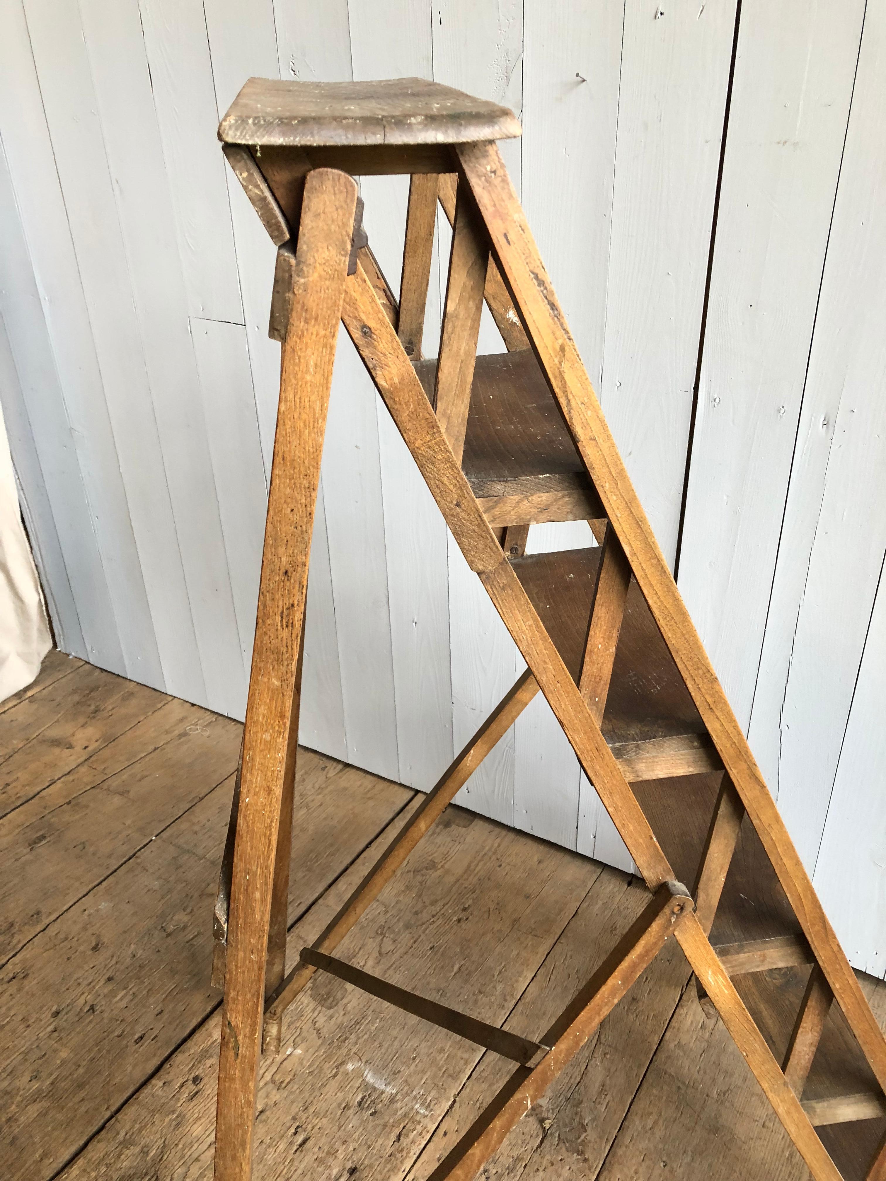 Wood Country Store Ladder, 19th Century