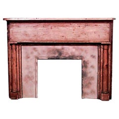 Country Stripped Pine Mantel