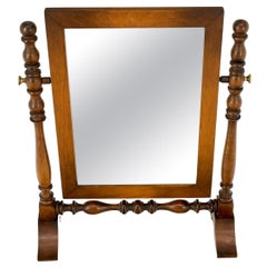 Miroir en forme d'érable en laiton et colonial de style campagnard MINT !