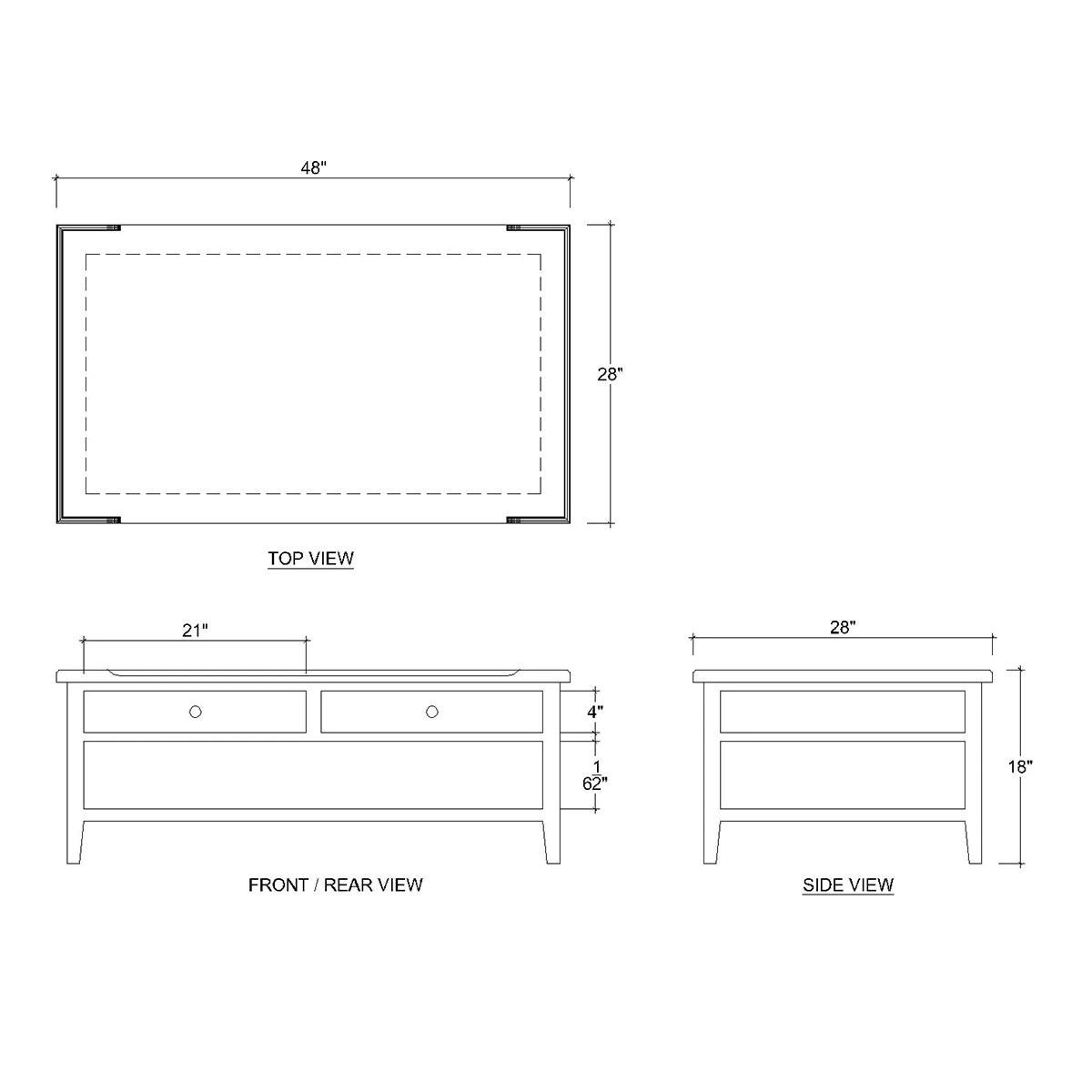 XXIe siècle et contemporain Table basse de style campagnard en blanc architectural en vente