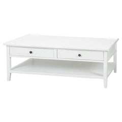 Country Style Coffee Table in Architectural White