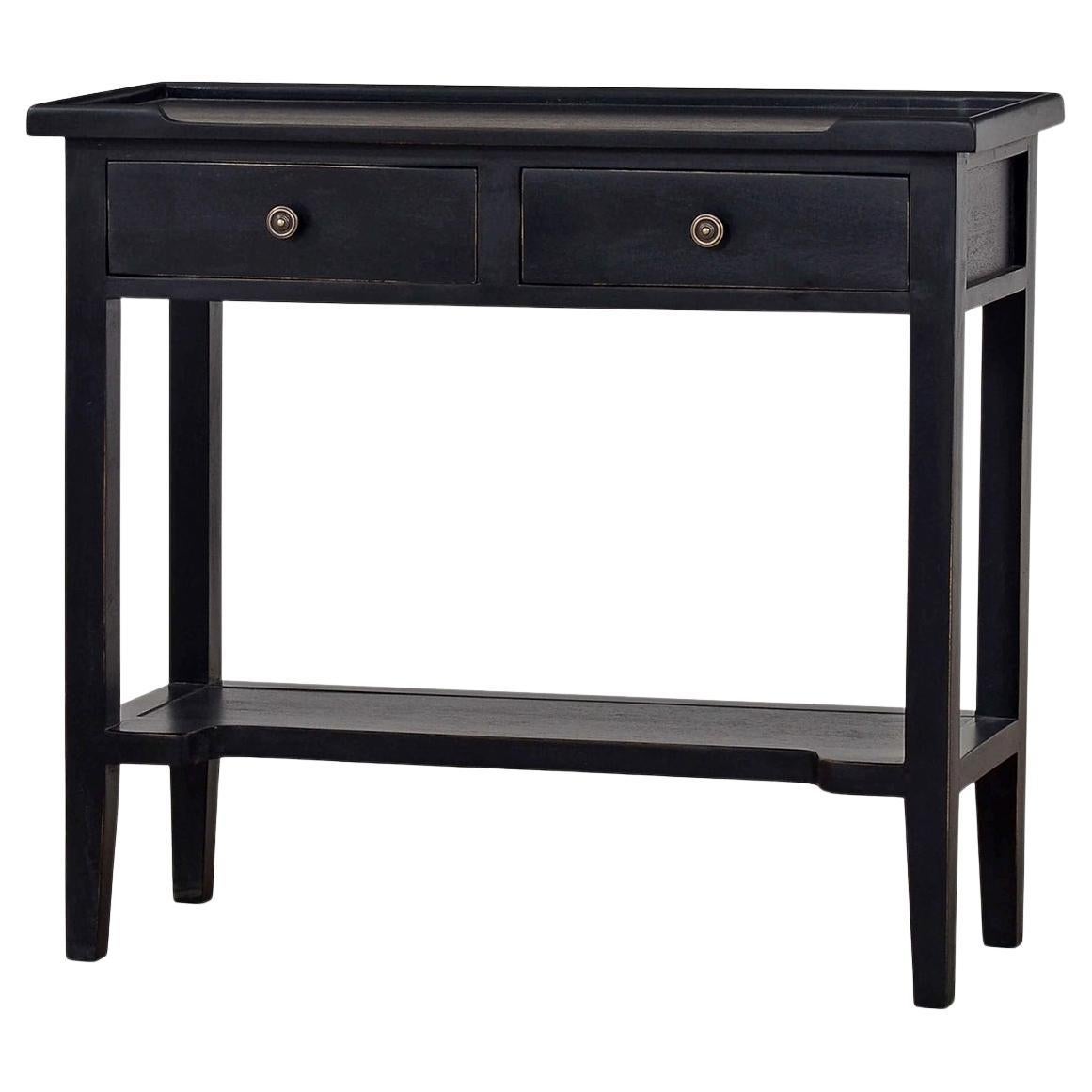 Country Style Console Table in Batavia Black